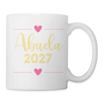 Baby 2017, spanische Großmutter - Tasse - Weiß - Rechts