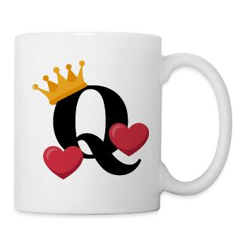 Queen of Hearts - Mug - white - Right