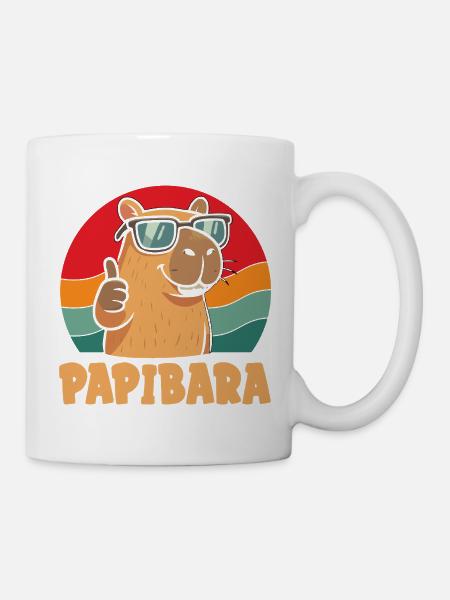 Life is Better with Capybaras - Süßes Nagetier - Tasse - Weiß