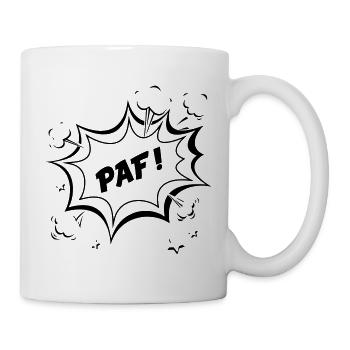 Paf ! - Mug blanc - blanc - Droite