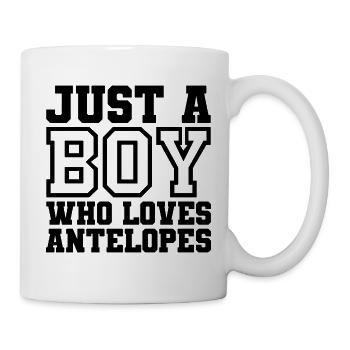 Just A Boy Who Loves Antelopes - Mug - white - Right
