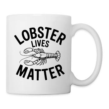 Lobster Lives Matter - Mug - white - Right