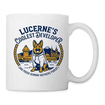 Lucerne Developer German Shepherd Parent Novelty - Mug - white - Right