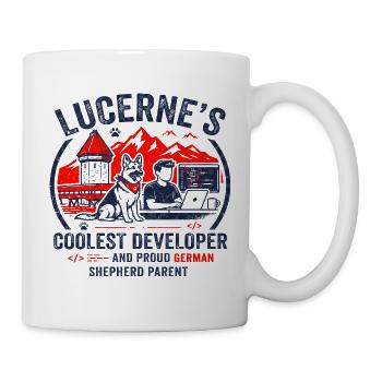 Lucerne Journalist Proud Dachshund Parent Apparel - Mug - white - Right