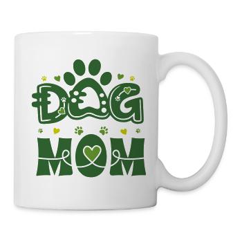 Dog Mom – Modern Pet Pride 🐾 - Mug - white - Right