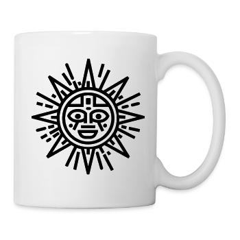Aztec sun - Mug - white - Right