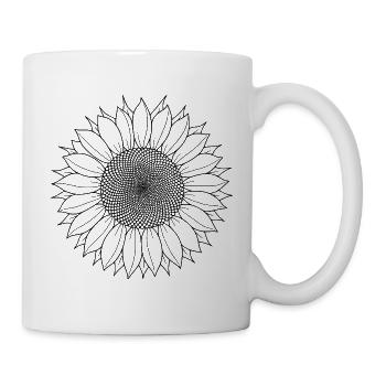 Sunflower Boho - Mug - white - Right