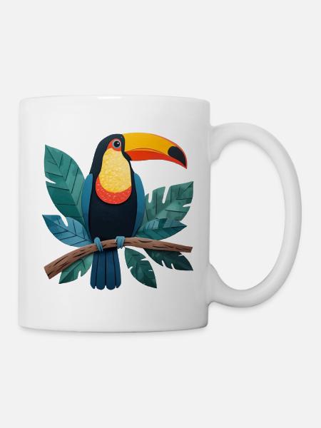 Schnabel Voraus - Tasse - Weiß