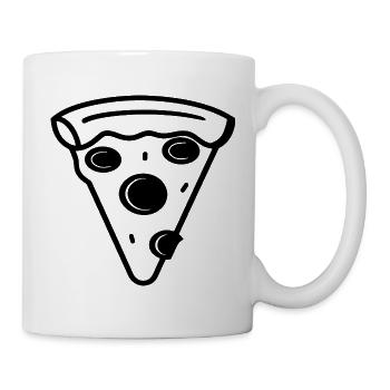 Pizza Piece Drawing - Mug - white - Right