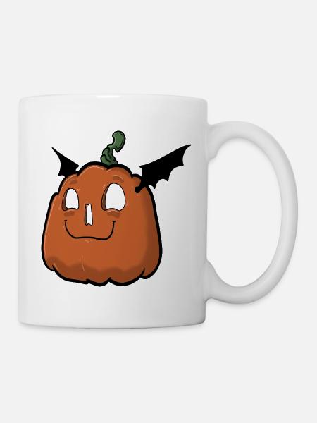 Happy pumpkin face - Mug - white