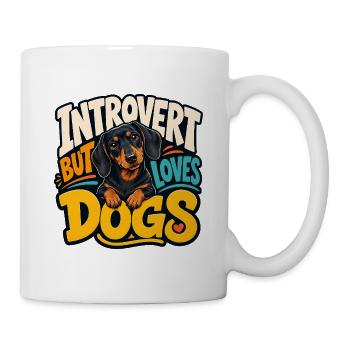 Dachshund - Mug - white - Right