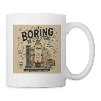 The Boring Rocket - Mug - white - Right