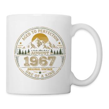 1967 August Birthday Gift Vintage 1967 - Mug - white - Right