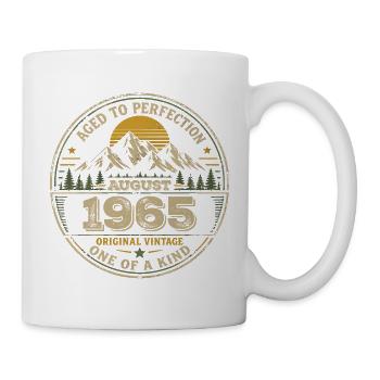 Vintage 1965 August 1965 Birthday Gift - Mug - white - Right