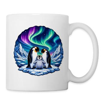 AuroraPinguine am Eisland - Mug - white - Right