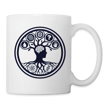 Arbre de la Pensée de la Connaissance - Mug blanc - blanc - Droite