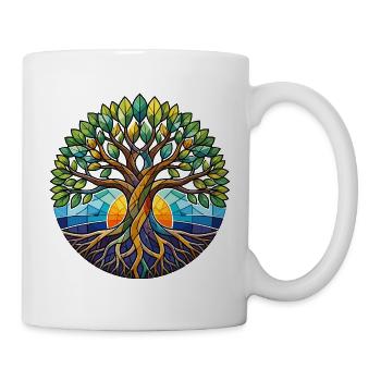 Glass Tree of Life - Mug - white - Right
