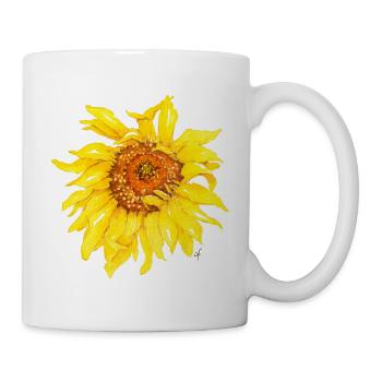 tournesol - Mug blanc - blanc - Droite