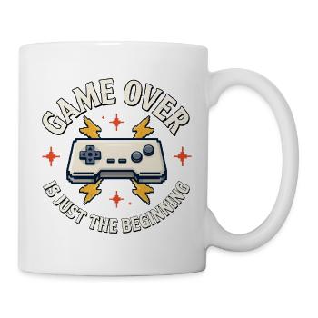 Game Over ist erst der Anfang - Tasse - Weiß - Rechts