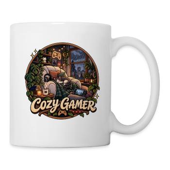 Cozy Gamer Nachtlounge - Tasse - Weiß - Rechts