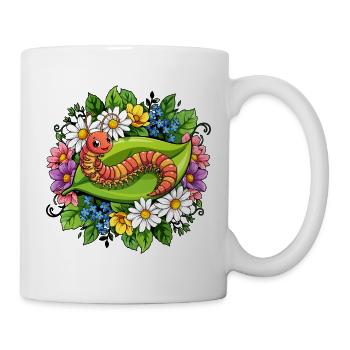 Centipede Cartoon - Mug - white - Right
