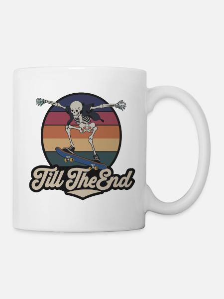 Bis zum Ende - Tasse - Weiß