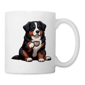 Berner Sennenhund Sennenhunde Sennen Besitzer - Tasse - Weiß - Rechts
