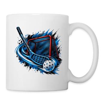 Floorball -Schwung - Tasse - Weiß - Rechts