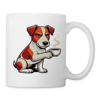 Jack Russel terrier Jack russel Besitzer Jacky - Tasse - Weiß - Rechts