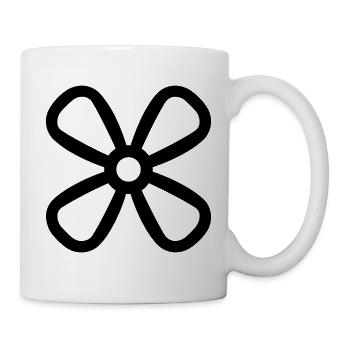 Propeller - Tasse - Weiß - Rechts