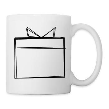 Geschenk handgezeichnet - Tasse - Weiß - Rechts