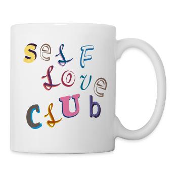 Selbstliebe Club - Tasse - Weiß - Rechts