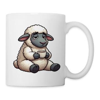 Schaf Schafe Schäfer Schafhalter Schafbock - Tasse - Weiß - Rechts