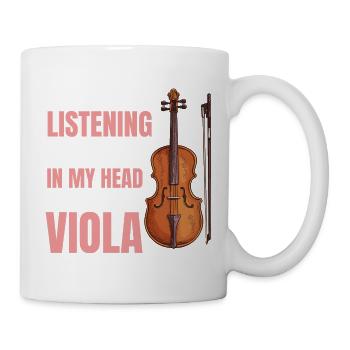 Bratschist-Geschenk für Bratschisten-Orchestermusiker - Tasse - Weiß - Rechts