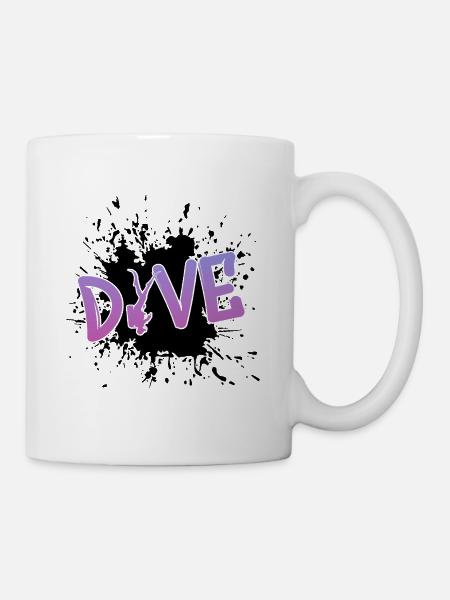 Dive Diving Tauchen - Tasse - Weiß