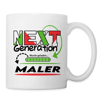 Maler Next Generation Beruf Arbeit Mann Job  - Tasse - Weiß - Rechts