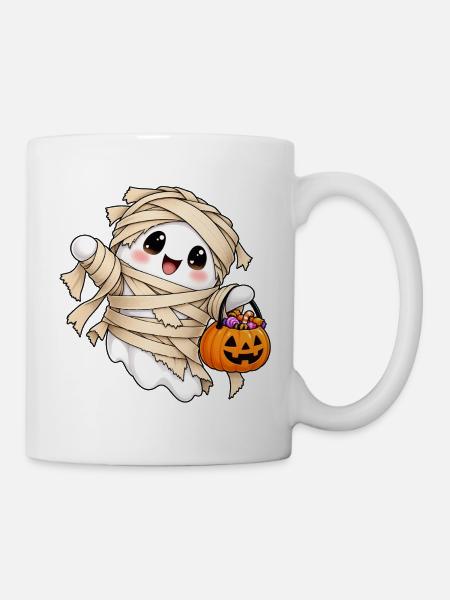 Halloween kids design - Tasse - Weiß