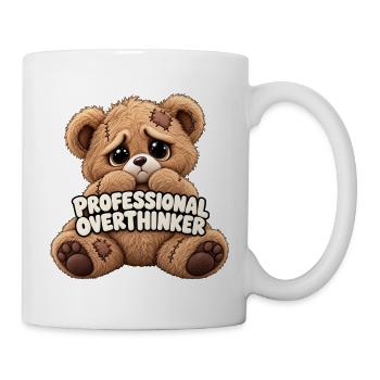 Professioneller Grübler Bär - Tasse - Weiß - Rechts