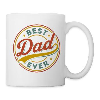 Best Dad Ever - Tasse - Weiß - Rechts
