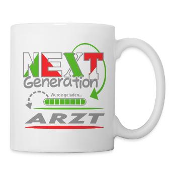 Arzt Next Generation Beruf Arbeit Mann Job - Tasse - Weiß - Rechts