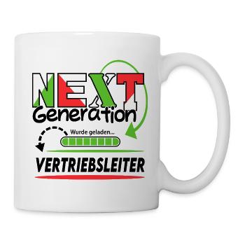 Vertriebsleiter Next Generation Beruf Arbeit Mann  - Tasse - Weiß - Rechts