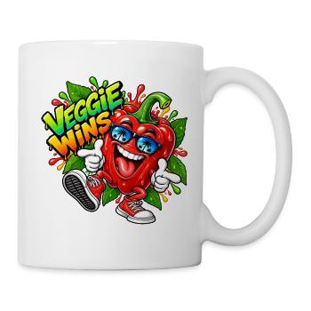 Coole Paprika - Tasse - Weiß - Rechts