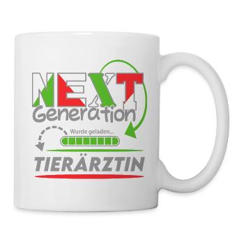 Tierärztin Next Generation Beruf Arbeit Frau Job - Tasse - Weiß - Rechts