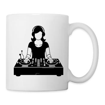 DJ - Tasse - Weiß - Rechts