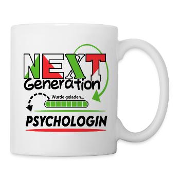 Psychologin Next Generation Beruf Arbeit Frau Job - Tasse - Weiß - Rechts
