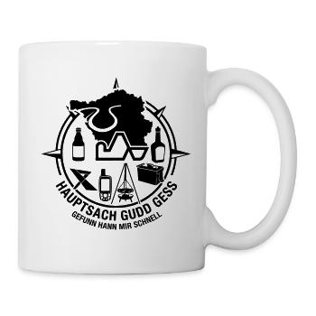 Saarcacher Geocaching Saarland - Tasse - Weiß - Rechts