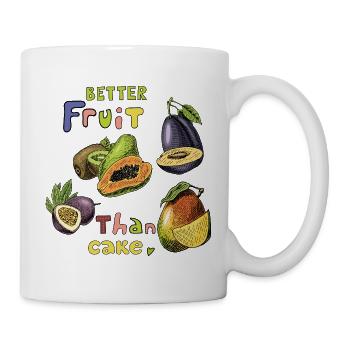 Obst  - Tasse - Weiß - Rechts