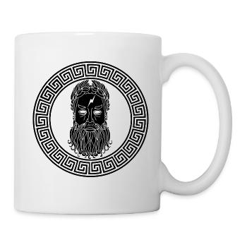 Gott der Mythologie (Schwarz) - Tasse - Weiß - Rechts