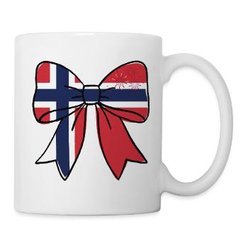 Norwegischer Bogen - Tasse - Weiß - Rechts