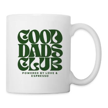 Good Dads Club – Powered by Love & Espresso  - Tasse - Weiß - Rechts